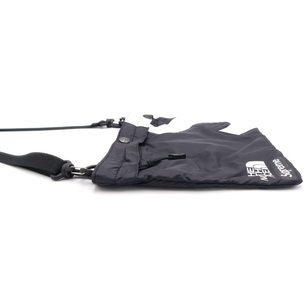 SUPREME(シュプリーム) 20SS × THE NORTH FACE TNF S LOGO shoulder BAG ロゴ ナイロン ショルダーバッグ ブラック NF0A5G74
