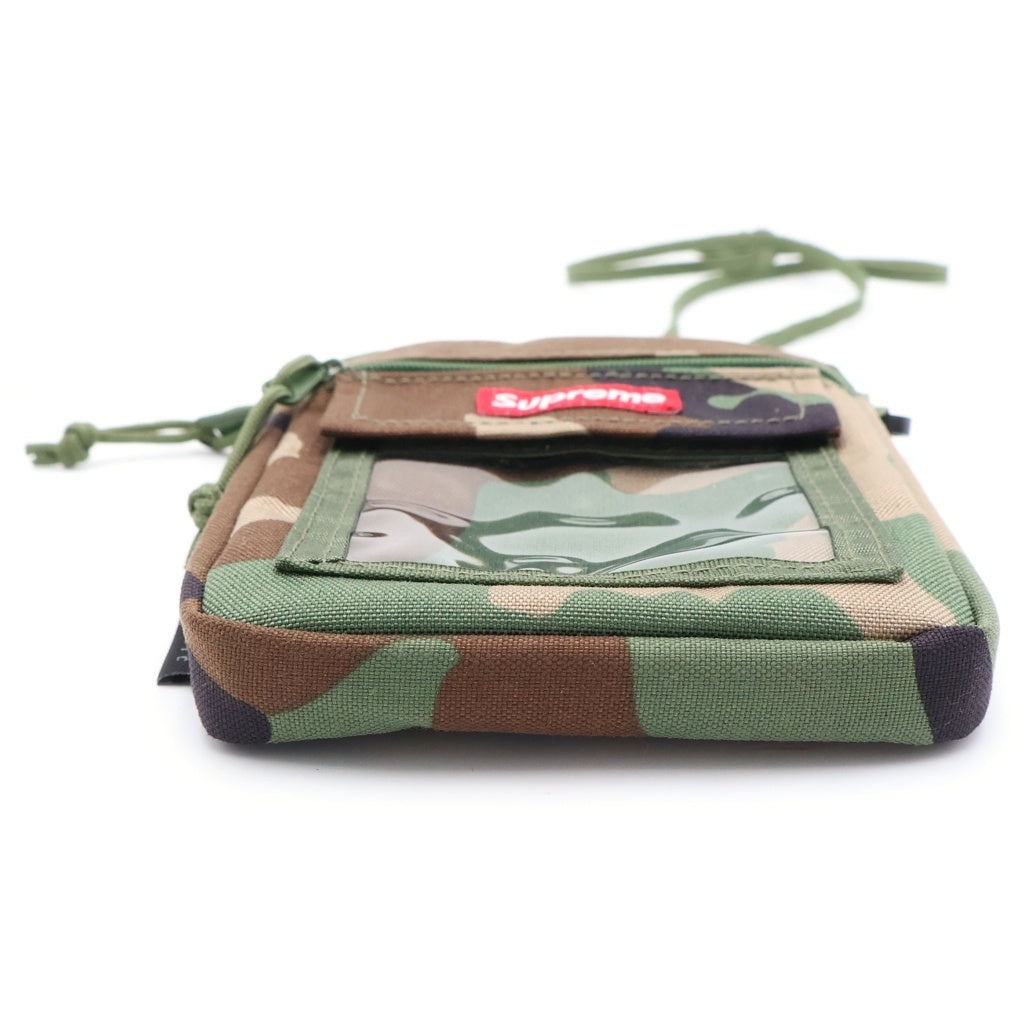 SUPREME(シュプリーム) 19SS Utility Pouch Shoulder Bag カモ総柄 ユーティリティー ショルダーポーチ カーキ レディース