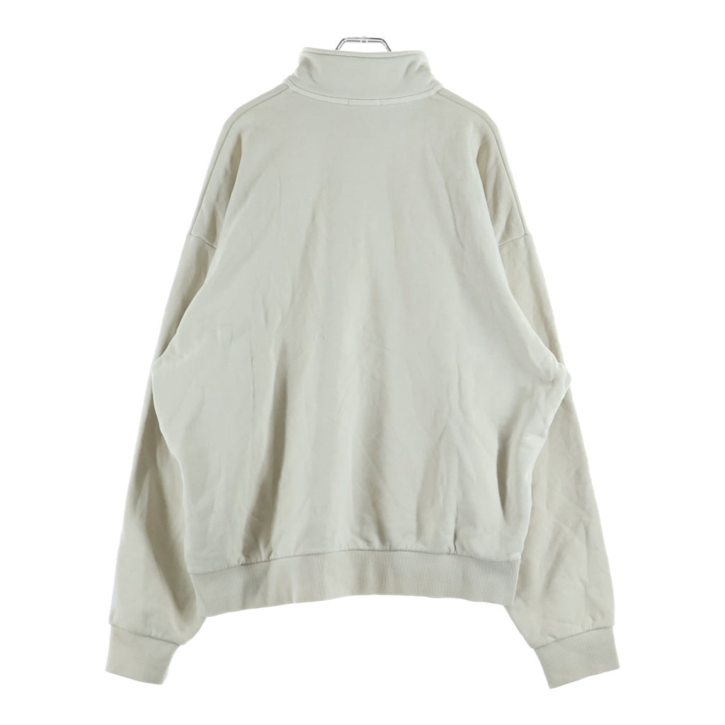 KITH(キス) Quarter Zip Nelson Pullover ロゴ刺繍 ハーフジップ プルオーバー スウェットトレーナー ベージュ 25-070-060-0011-3-0