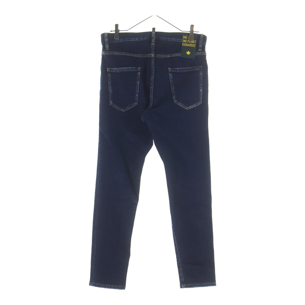 DSQUARED2(ディースクエアード) Relax Long Crotch Jean リラックス ロング クロッチ ジーンズ ボタンフライ スリムストレート デニムパンツ インディゴ S78LB0076 S30838