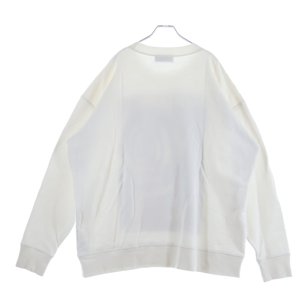 DSQUARED2(ディースクエアード) フロントタイダイプリント クーネックスウェット トレーナー ホワイト S71GU0329 S25042