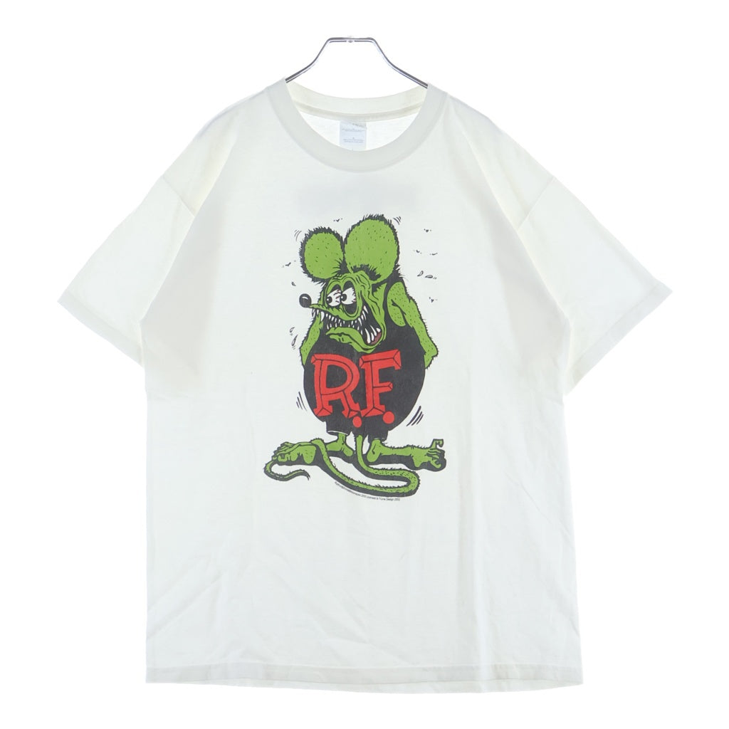 VINTAGE(ヴィンテージ) 00s RAT FINK TEE ラットフィンク フロントプリント クルーネック 半袖Tシャツ カットソー ホワイト