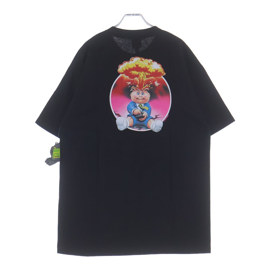 SANTA CRUZ(サンタクルーズ) 2017 × GARBAGE PAIL KIDS HEAVING HAND TEE ガーベッジ ペイル キッズ ヒービング ハンズ プリント クルーネック 半袖Tシャツ カットソー ブラック