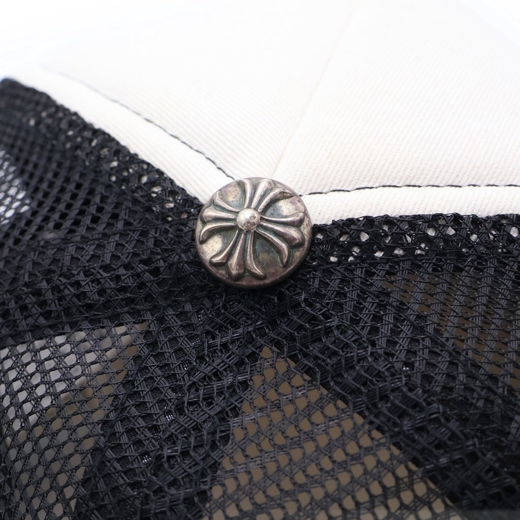 CHROME HEARTS(クロムハーツ) TRUCKER CAP トラッカー メッシュキャップ ホワイト/ブラック