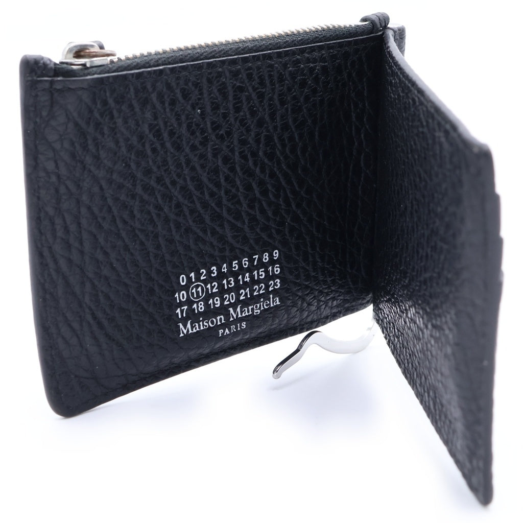 Maison Margiela(メゾンマルジェラ) 4ステッチ マネークリップウォレット 2つ折り財布 ブラック