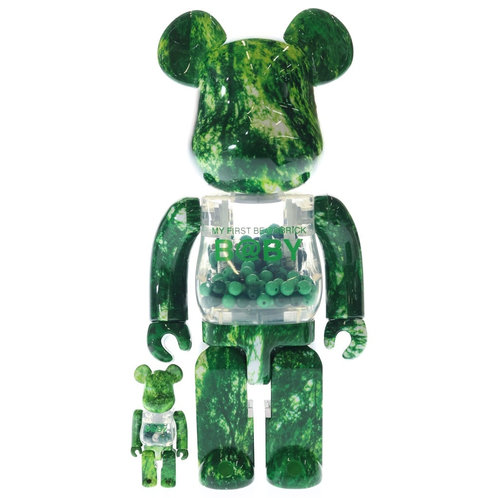 MEDICOM TOY(メディコムトイ) BE@RBRICK My First BE@RBRICK B@by Forest Green Ver. 100%&400% ベアブリック マイファーストベアブリックベイビー