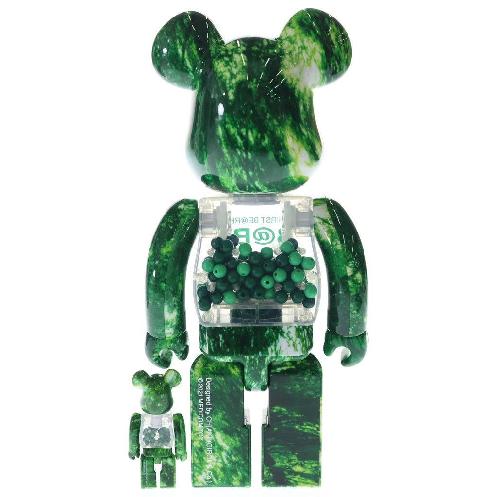 MEDICOM TOY(メディコムトイ) BE@RBRICK My First BE@RBRICK B@by Forest Green Ver. 100%&400% ベアブリック マイファーストベアブリックベイビー