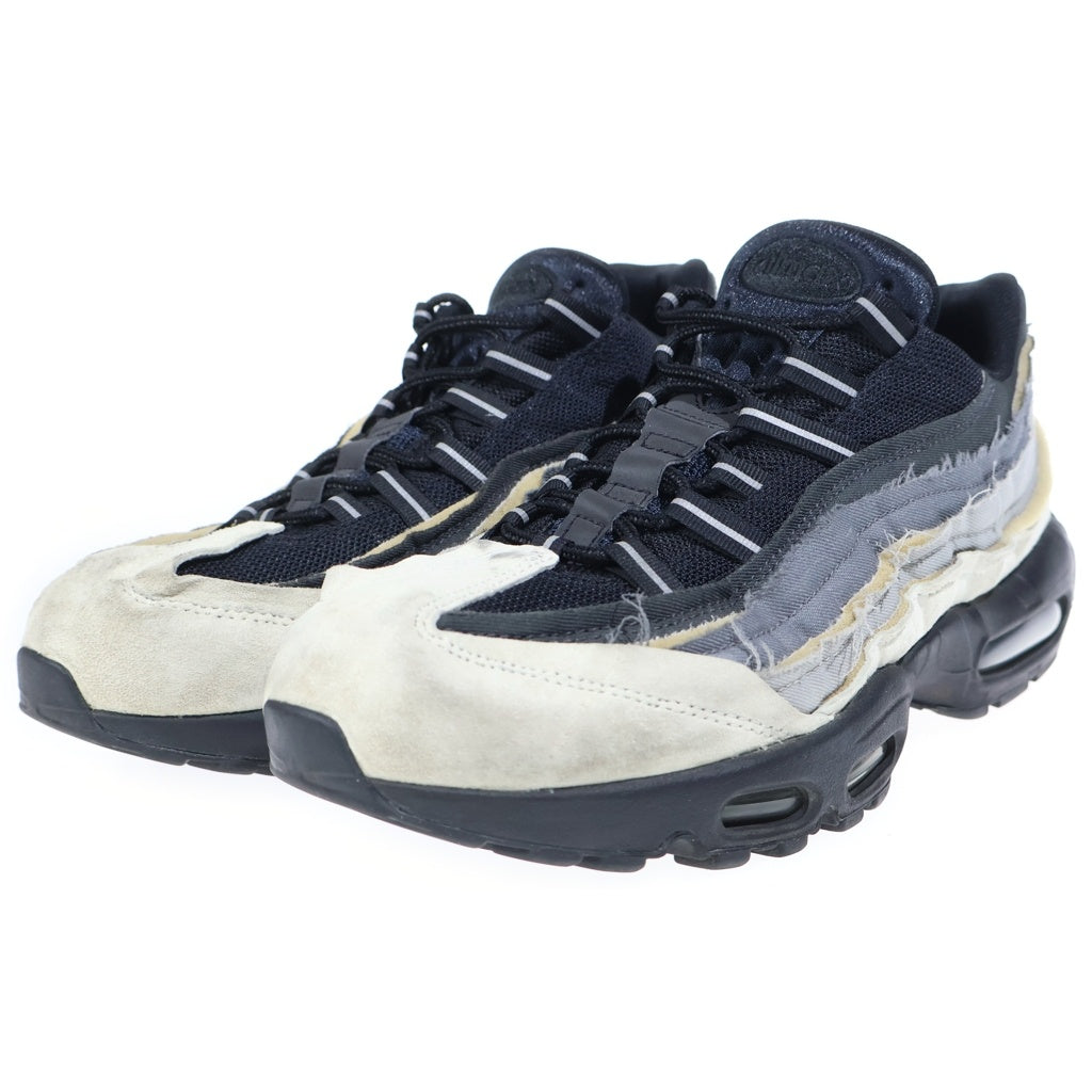 NIKE(ナイキ) ×COMME des GARCONS Air Max 95 コムデギャルソン エアマックス95 ローカットスニーカー US10/28cm CU8406-101 ブラック
