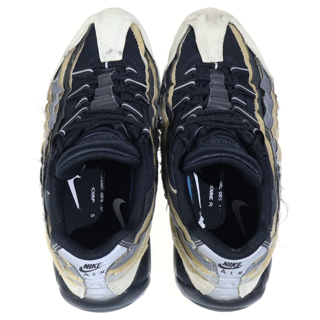 NIKE(ナイキ) ×COMME des GARCONS Air Max 95 コムデギャルソン エアマックス95 ローカットスニーカー US10/28cm CU8406-101 ブラック