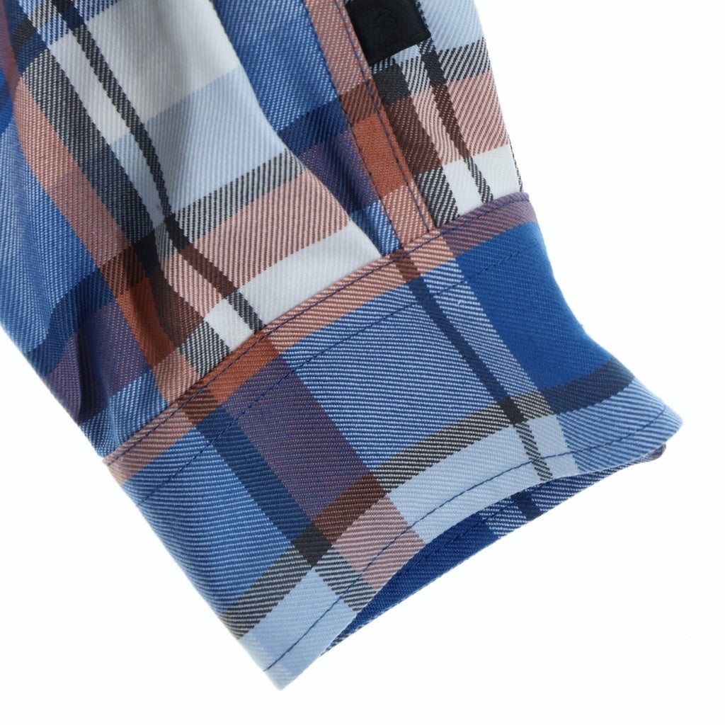 DAIWA PIER39(ダイワ ピアサーティナイン) Tech Work Shirts Flannel Plaids チェック フランネル 長袖 ワーカーシャツ ブルー BE-88022