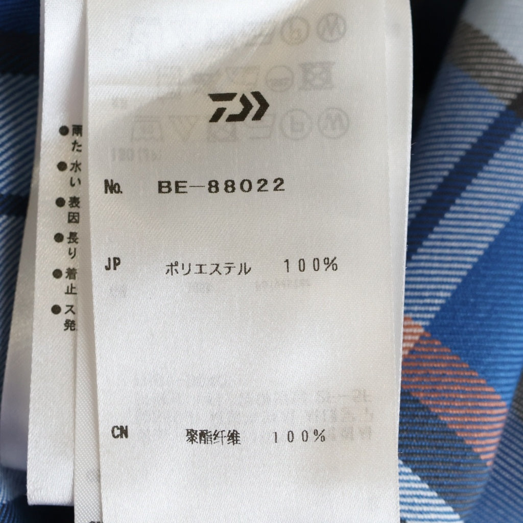 DAIWA PIER39(ダイワ ピアサーティナイン) Tech Work Shirts Flannel Plaids チェック フランネル 長袖 ワーカーシャツ ブルー BE-88022