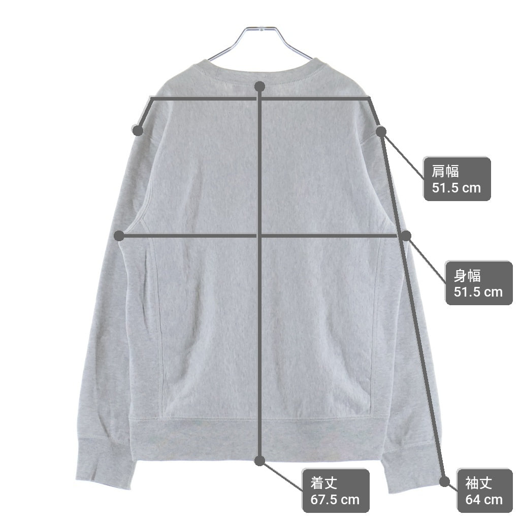 SUPREME(シュプリーム) 18AW Box Logo Crewneck ボックスロゴ クルーネック スウェットトレーナー グレー