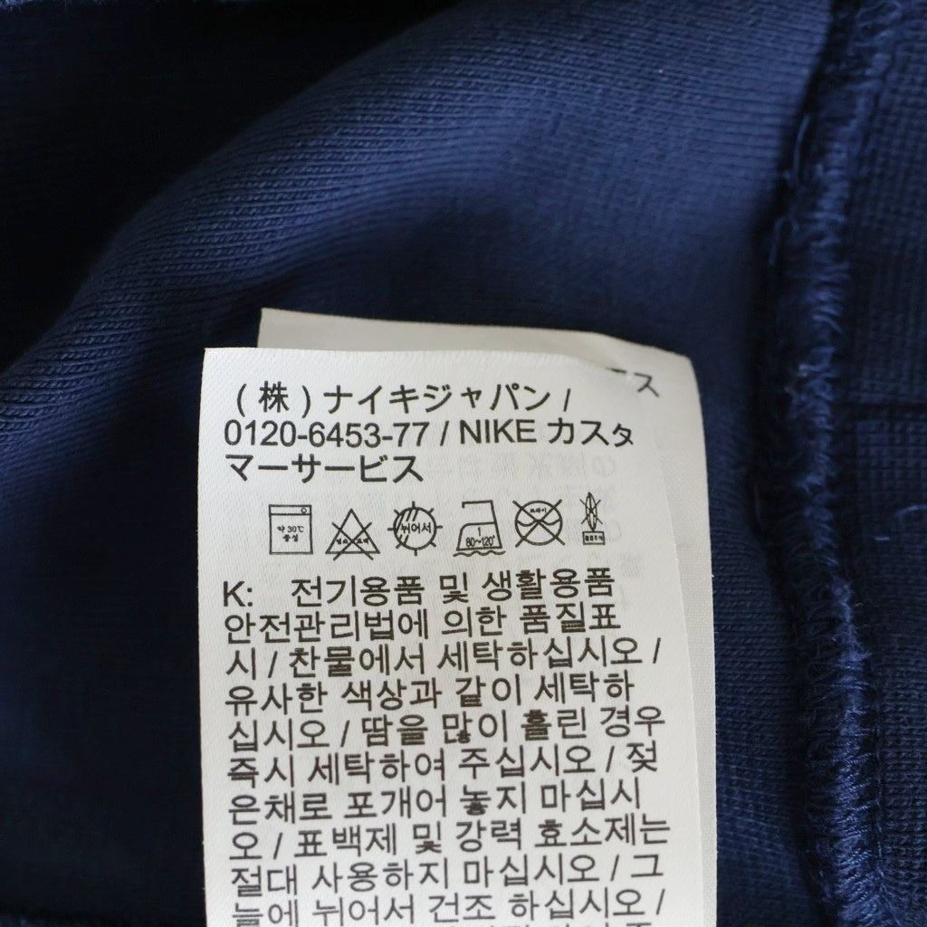 NIKE(ナイキ) 20AW ×Fragment Design JORDAN BRAND AS M J FG FLC CREW フラグメント ロゴプリント クルーネックスウェット トレーナー ネイビー DA2990-414