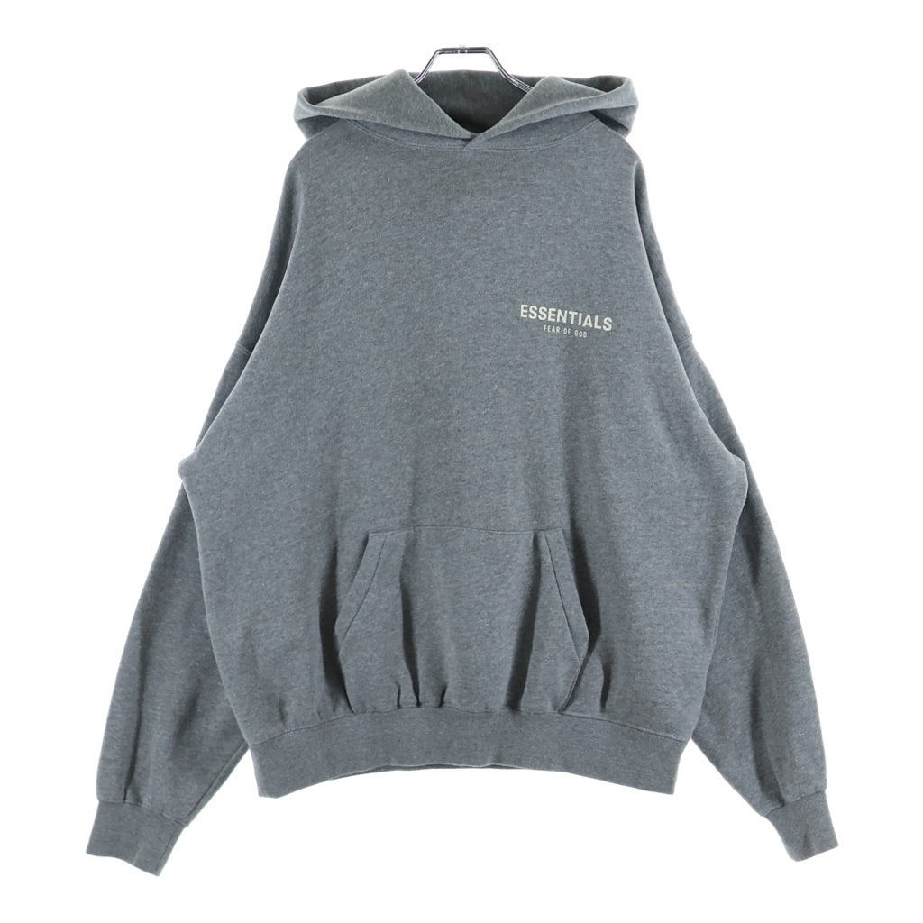 FEAR OF GOD ESSENTIALS(フィアオブゴッド エッセンシャルズ) ロゴプリント スウェットパーカー フーディー グレー