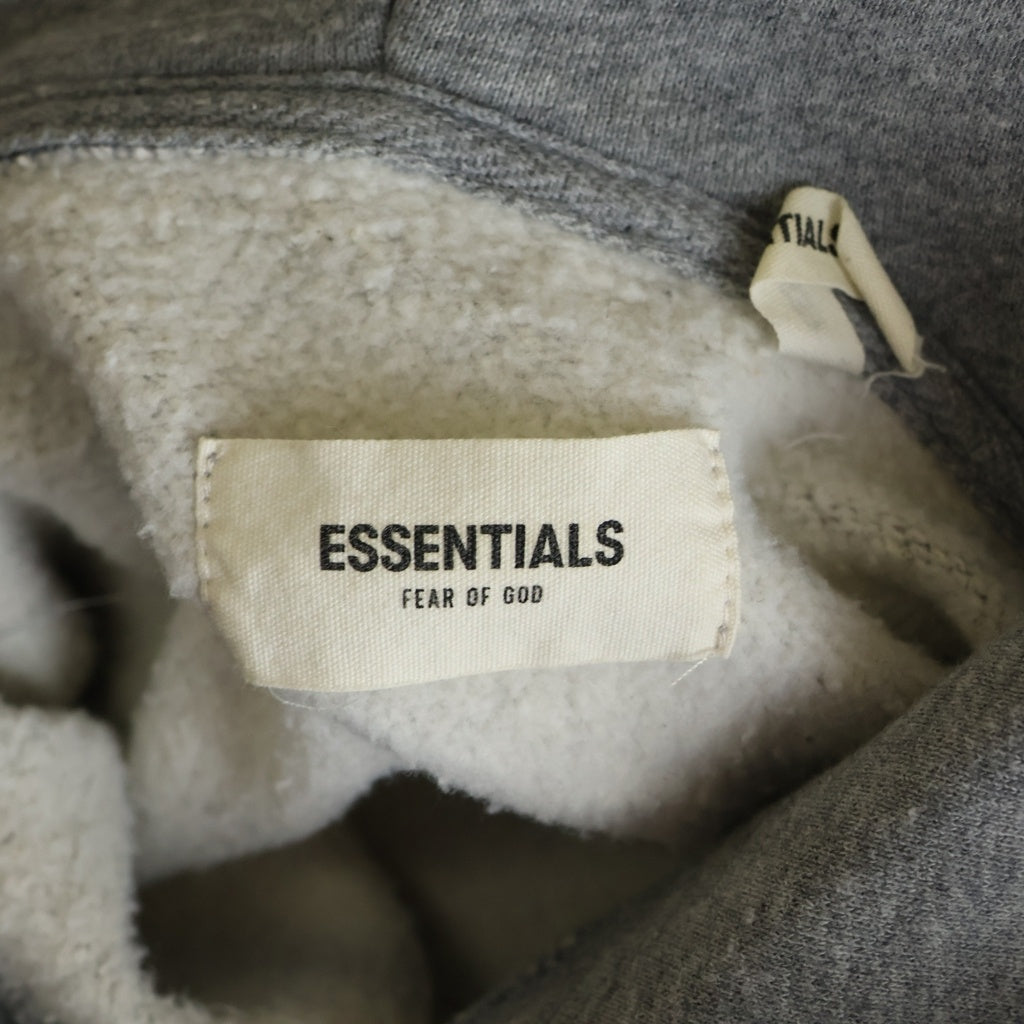 FEAR OF GOD ESSENTIALS(フィアオブゴッド エッセンシャルズ) ロゴプリント スウェットパーカー フーディー グレー
