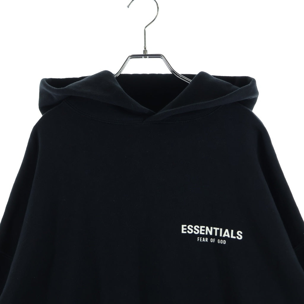 FEAR OF GOD ESSENTIALS(フィアオブゴッド エッセンシャルズ) ロゴプリント スウェットパーカー フーディー ブラック