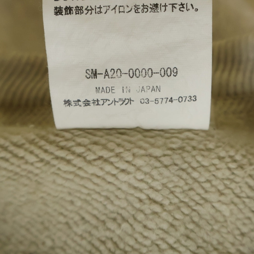 SAINT MICHAEL(セントマイケル) 20AW SM2 CREW SWEAT SHIRT ジーザス プリント クルーネックスウェットトレーナー グレー SM-A20-0000-009