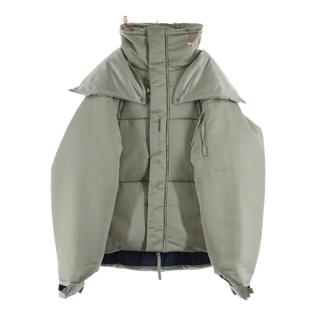 TIGHTBOOTH(タイトブース) GOOPiMADE D-System Padding Monster Parka グーピーメイド Dシステム パディングモンスターパーカー ジップアップジャケット ベージュ