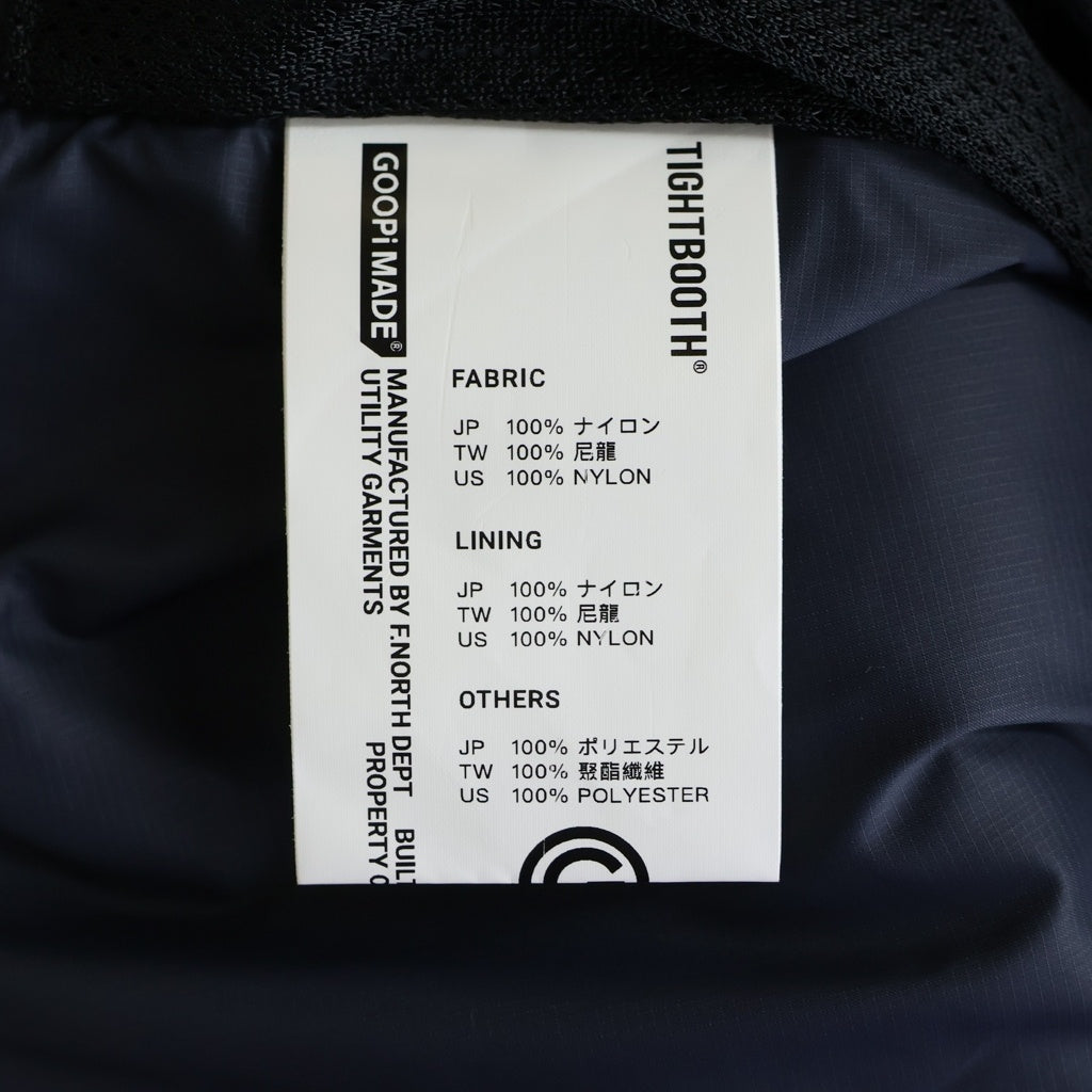 TIGHTBOOTH(タイトブース) GOOPiMADE D-System Padding Monster Parka グーピーメイド Dシステム パディングモンスターパーカー ジップアップジャケット ベージュ