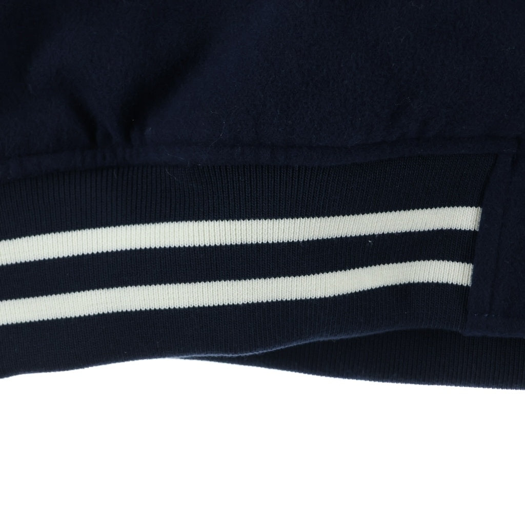 THE NORTH FACE(ザノースフェイス) MA-1 VARSITY HEAT JACKET ロゴ刺繍 バーシティー ヒット ジャケット ネイビー/ブラウン NJ3NR59K