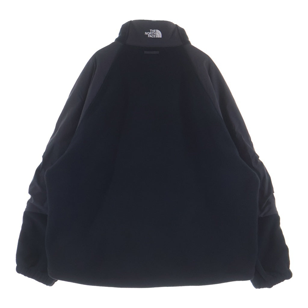 THE NORTH FACE(ザノースフェイス) BANFF EX FLEECE JACKET ロゴ刺繍 ジップアップ スタンドネックフリースジャケット ブラック NJ4FR55J
