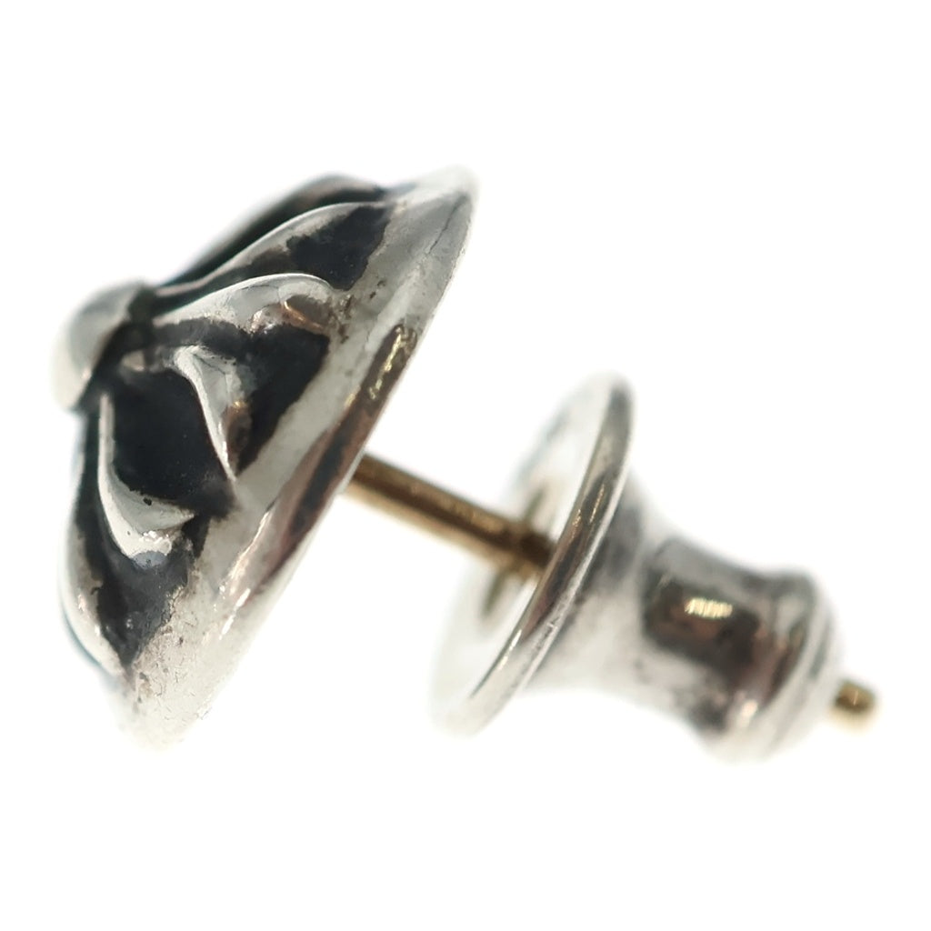CHROME HEARTS(クロムハーツ) STUD CRSBLL クロスボールスタッドピアス シルバー BCA110