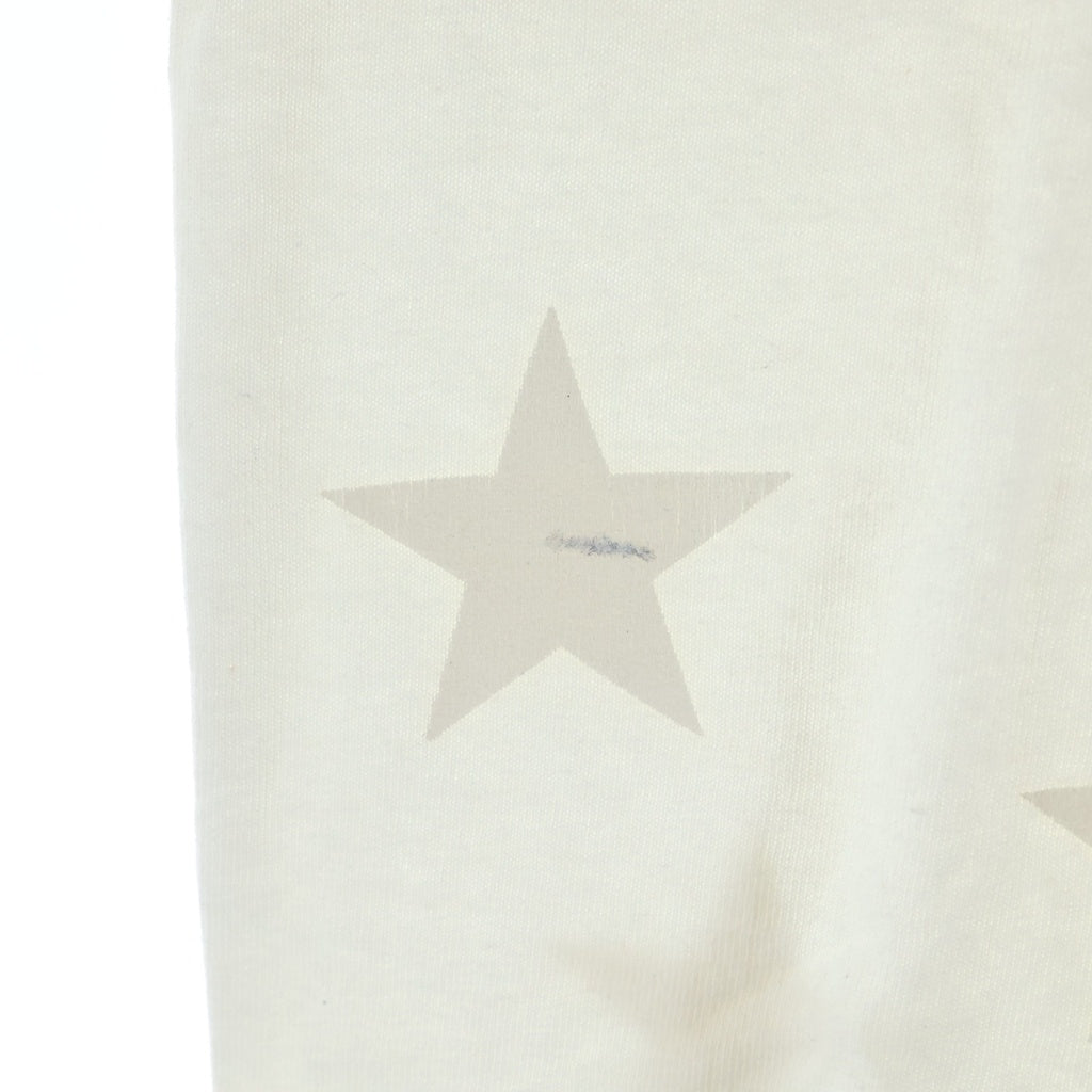 CHROME HEARTS(クロムハーツ) OLD バックスクロールラベル スタープリント 半袖Tシャツカットソー ホワイト