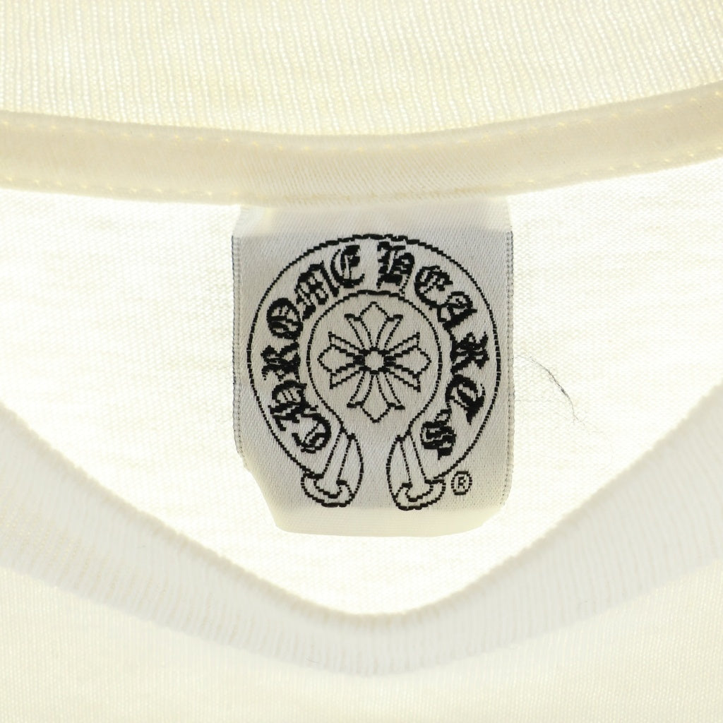 CHROME HEARTS(クロムハーツ) OLD バックスクロールラベル スタープリント 半袖Tシャツカットソー ホワイト
