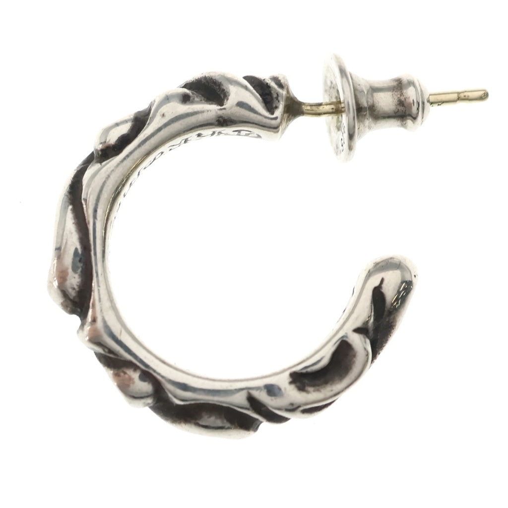 CHROME HEARTS(クロムハーツ) HOOP SCROOL スクロール フープピアス シルバー BCA102