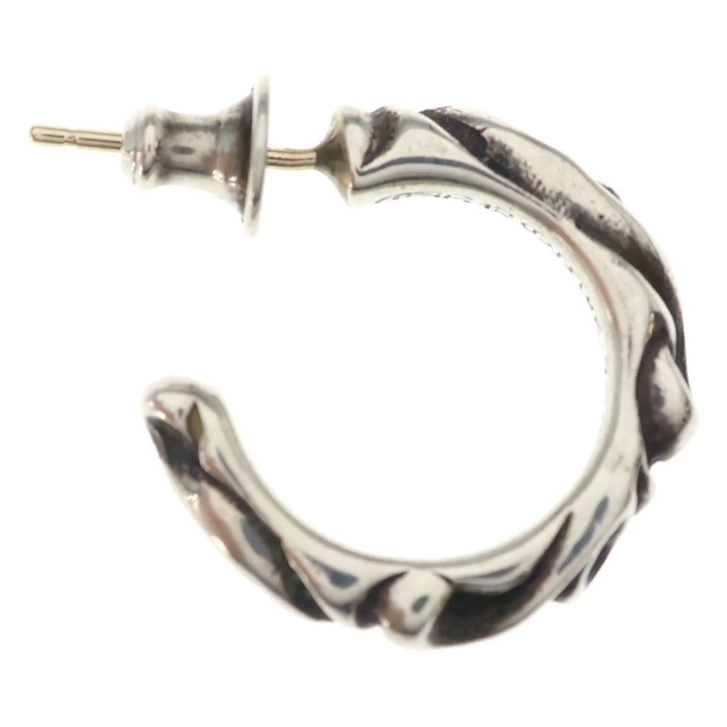 CHROME HEARTS(クロムハーツ) HOOP SCROOL スクロール フープピアス シルバー BCA102
