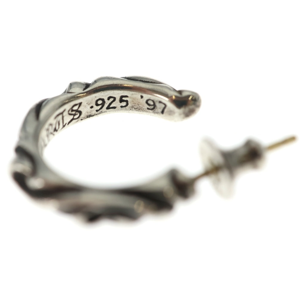 CHROME HEARTS(クロムハーツ) HOOP SCROOL スクロール フープピアス シルバー BCA102