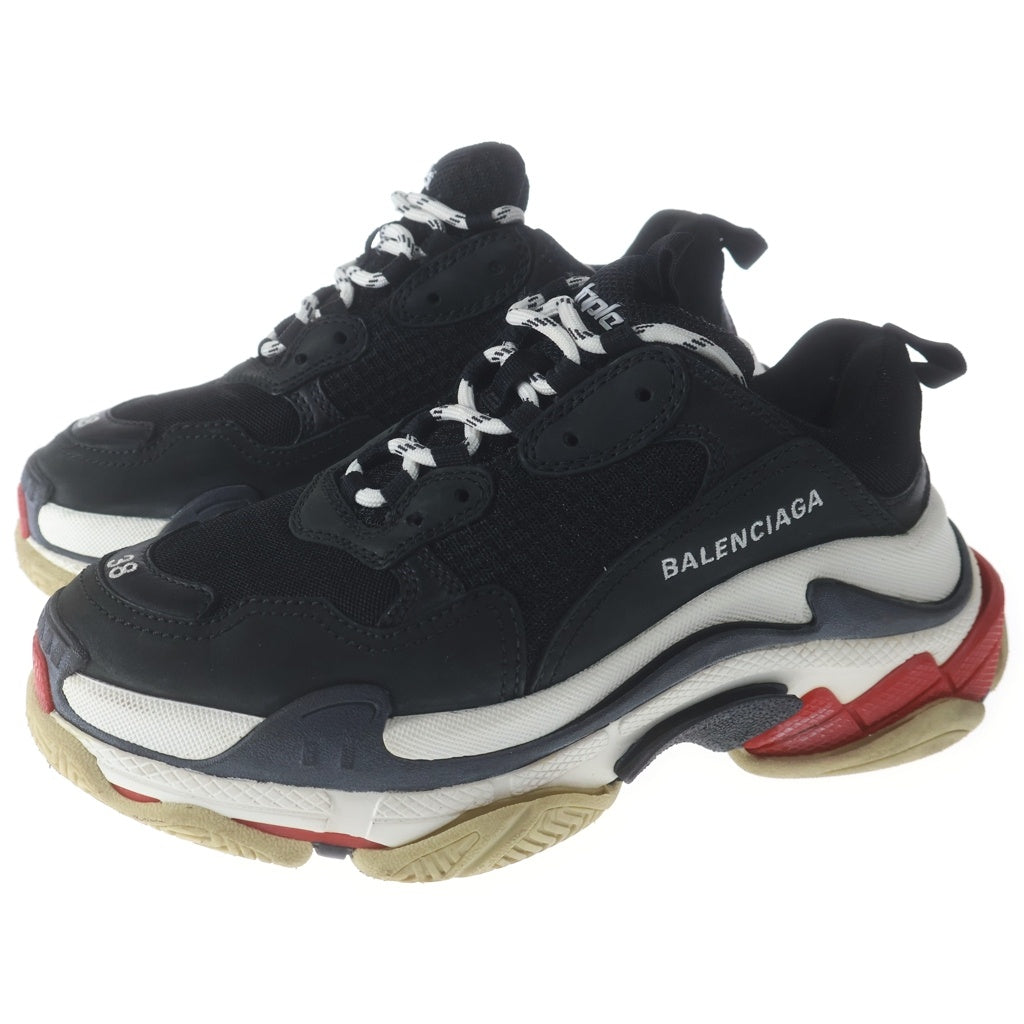 BALENCIAGA(バレンシアガ) TRIPLE S トリプルS ローカットスニーカー ダッドスニーカー ブラック 524037 レディース