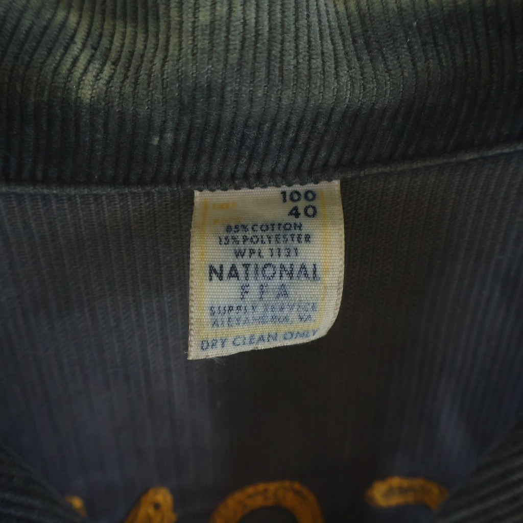 VINTAGE(ヴィンテージ) 90s Future Farmers of America FFA WISCONSIN BOWLER Jacket 両面刺繍 コーデュロイ FFAジャケット ネイビー