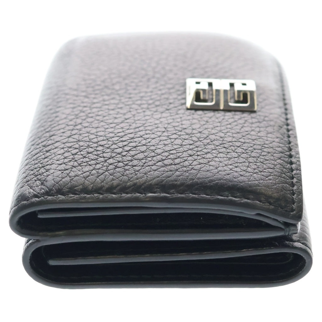 GIVENCHY(ジバンシィ) 4G Compact Wallet In Grained Leather 4G レザー コンパクトウォレット 財布 ブラック