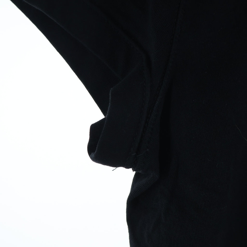 Rick Owens DRKSHDW(リックオウエンス ダークシャドウ) Geo Panel Design Tee パネルデザイン 半袖Tシャツ カットソー ブラック DU17S5251