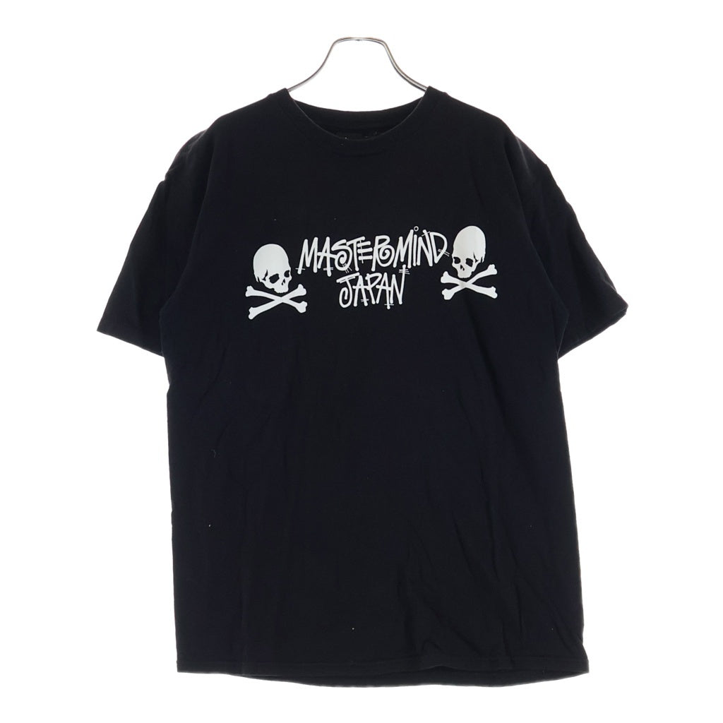 STUSSY(ステューシー) 2013 × Mastermind Japan S/S Tee マスターマインドジャパン フロントプリント クルーネック 半袖Tシャツ カットソー ブラック
