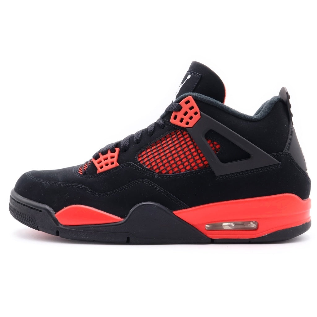 NIKE(ナイキ) AIR JORDAN 4 RETRO RED THUNDER エアジョーダン4 レトロ レッドサンダー ローカットスニーカー ブラック/レッド US11/29cm CT8527-016