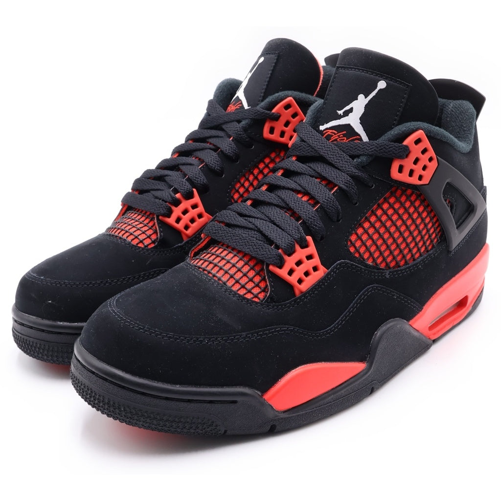 NIKE(ナイキ) AIR JORDAN 4 RETRO RED THUNDER エアジョーダン4 レトロ レッドサンダー ローカットスニーカー ブラック/レッド US11/29cm CT8527-016