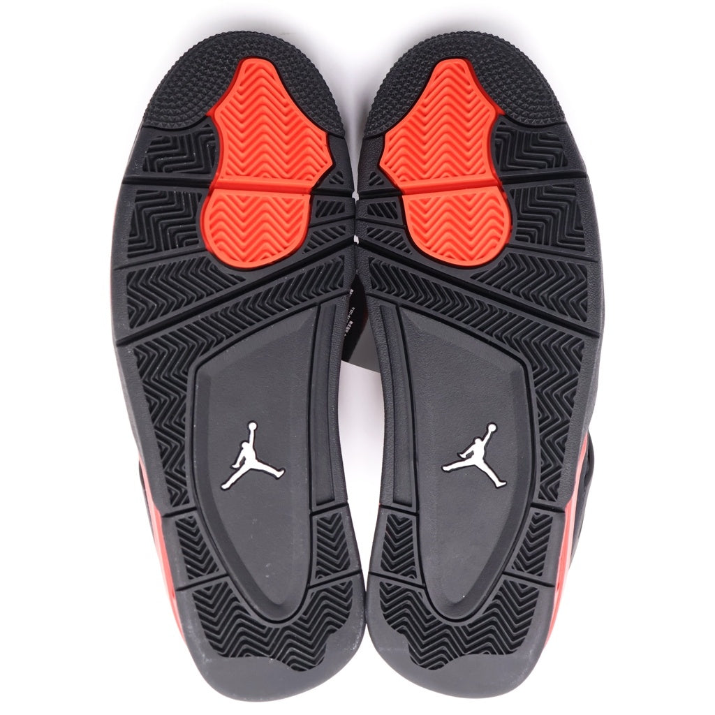 NIKE(ナイキ) AIR JORDAN 4 RETRO RED THUNDER エアジョーダン4 レトロ レッドサンダー ローカットスニーカー ブラック/レッド US11/29cm CT8527-016