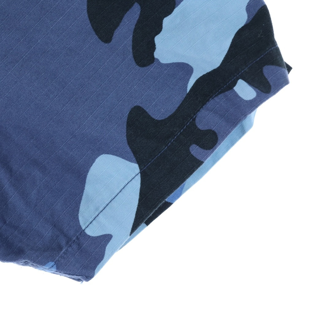 SUPREME(シュプリーム) 15SS Ripstop BDU Shirt リップストップ バトルドレスユニフォームシャツ カモ柄 半袖シャツ ブルー