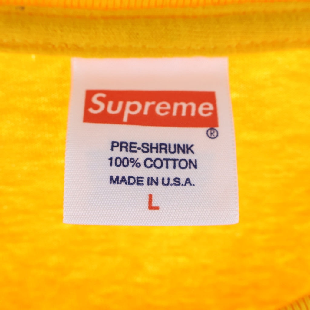 SUPREME(シュプリーム) 14SS ANTI HERO Long Sleeve Logo Tee アンタイヒーロー 両面ロゴプリント 長袖Tシャツ カットソー オレンジ