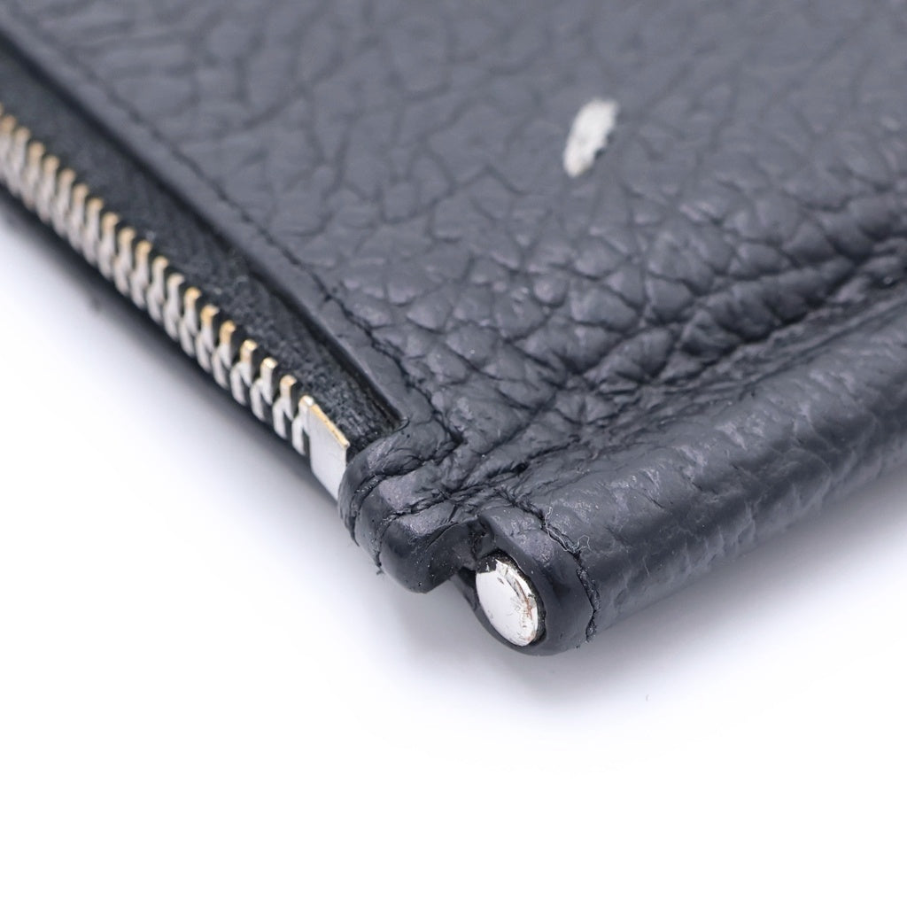 Maison Margiela(メゾンマルジェラ) WALLET SLIM 2 PINCER 4ステッチ レザー 二つ折り マネークリップ ブラック SA1UI0022 P4455