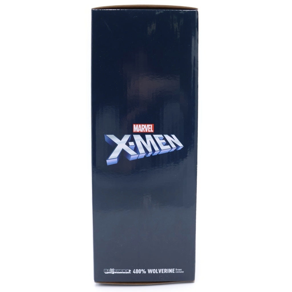 MEDICOM TOY(メディコムトイ) BE@RBRICK 400% MARVEL X-MEN WOLVERINE ベアブリック マーベル エックスメン ウルヴァリン フィギュア 人形 イエロー/ブラウン