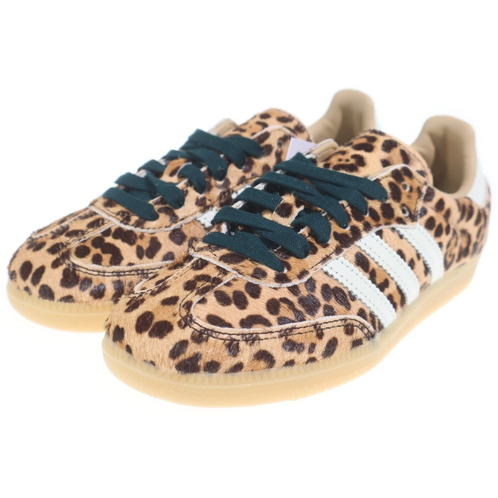 adidas(アディダス) SAMBA OG サンバ レオパード ローカットスニーカー ベージュ US6.5/23.5cm KI6674 レディース