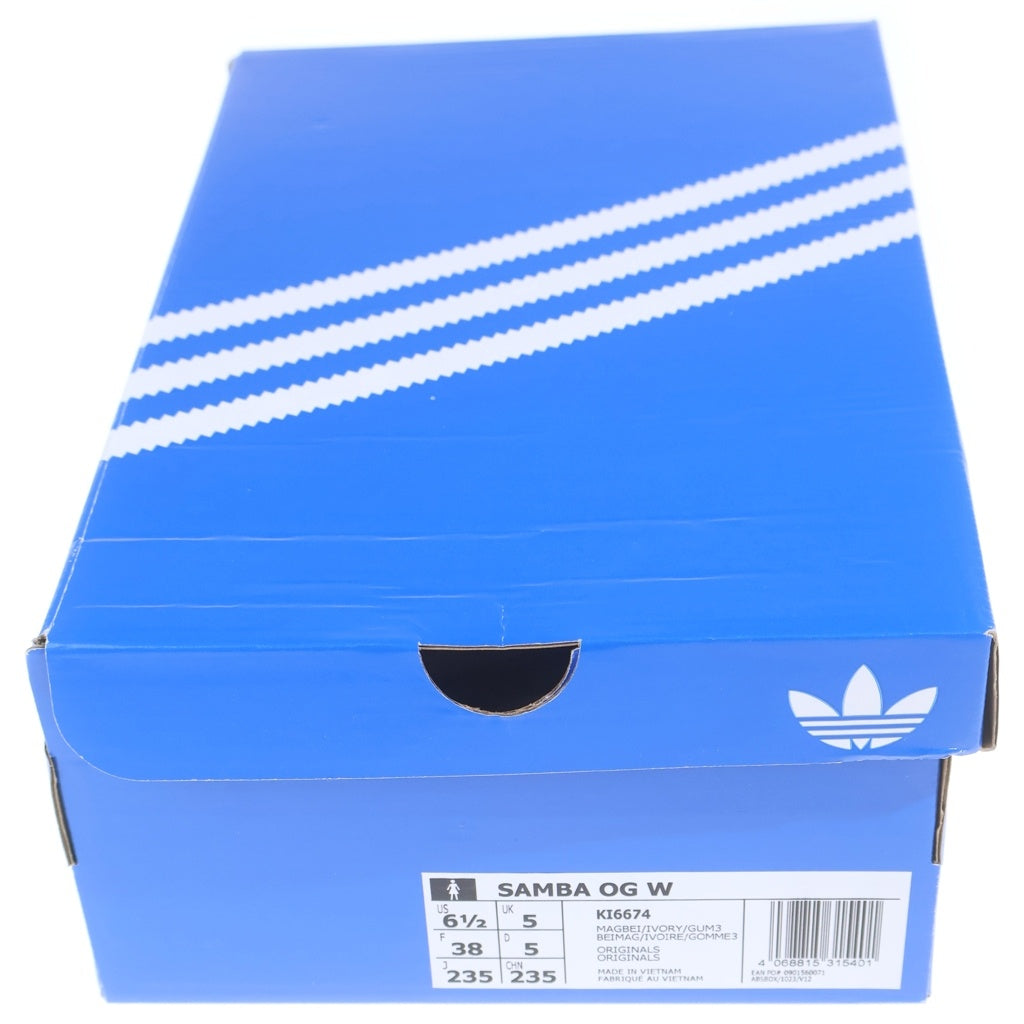 adidas(アディダス) SAMBA OG サンバ レオパード ローカットスニーカー ベージュ US6.5/23.5cm KI6674 レディース