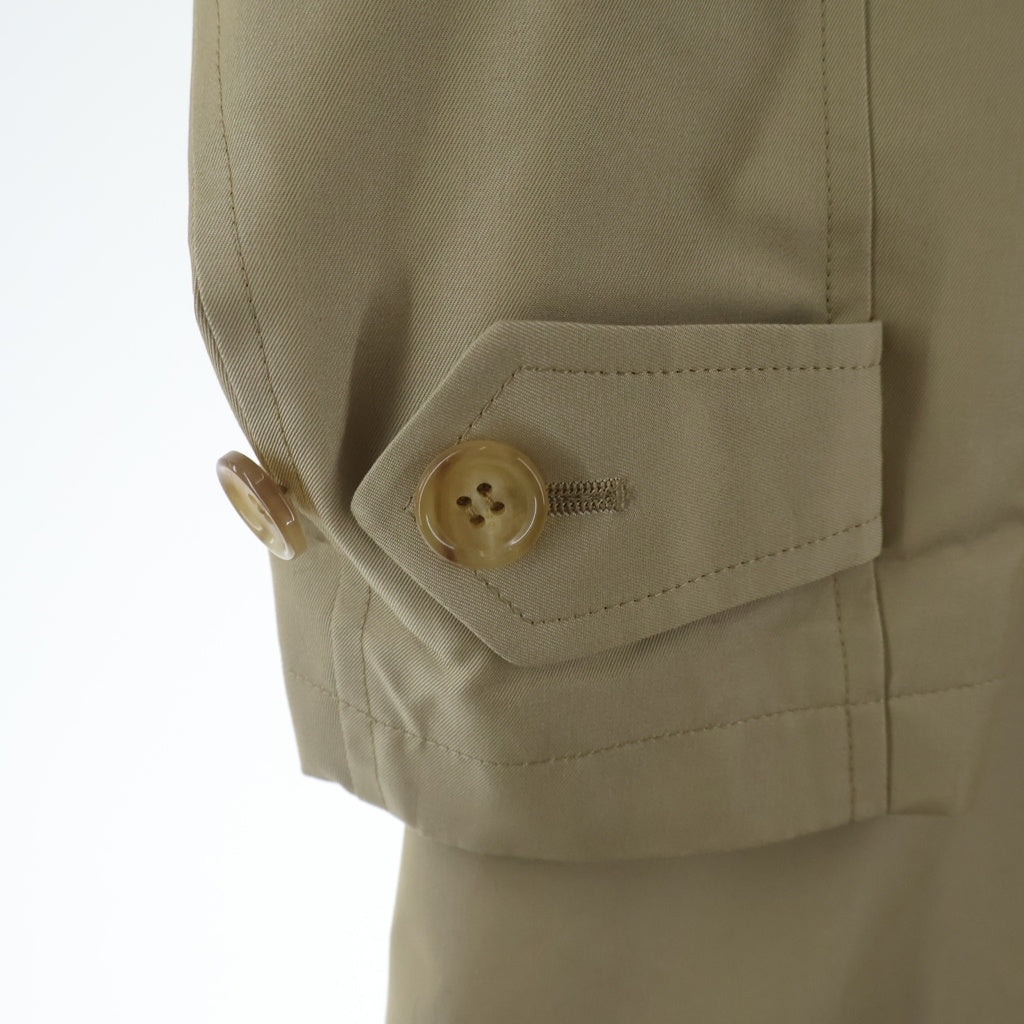 COMME des GARCONS(コムデギャルソン) 21AW × VERSACE ヴェルサーチ バックワイルドバロックスカーフ ロングコート ベージュ JH-C002
