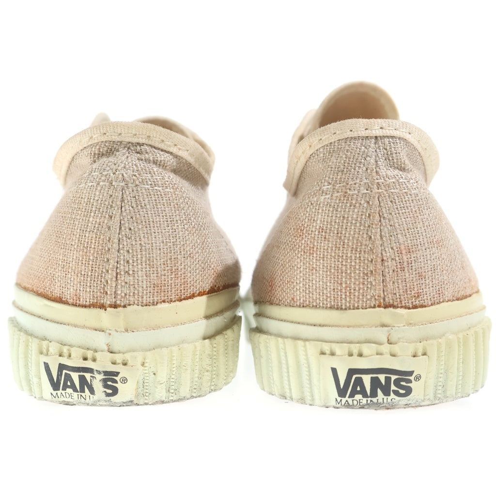 VANS(ヴァンズ) 90s Plimsoll USA製 プリムソール 麻 ローカット
