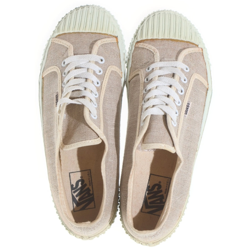 VANS(ヴァンズ) 90s Plimsoll USA製 プリムソール 麻 ローカットスニーカー ベージュ US9.5/27.5cm 204128