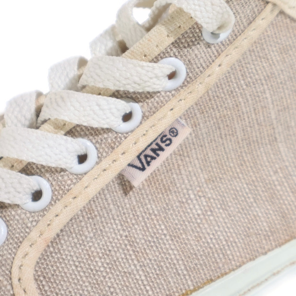 VANS(ヴァンズ) 90s Plimsoll USA製 プリムソール 麻 ローカット