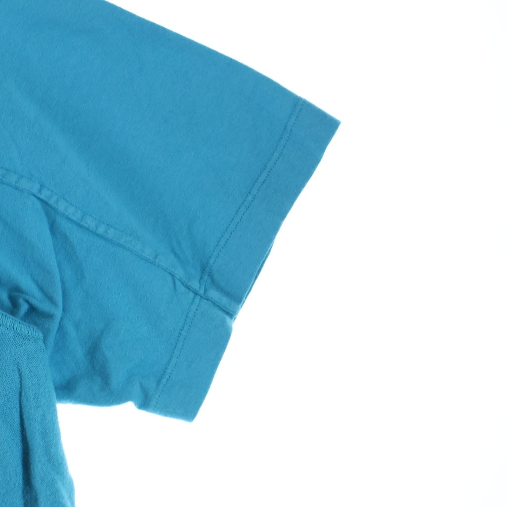 STONE ISLAND(ストーンアイランド) 胸ポケット 袖ロゴ刺繍 半袖Tシャツ カットソー ライトブルー 7215553D5